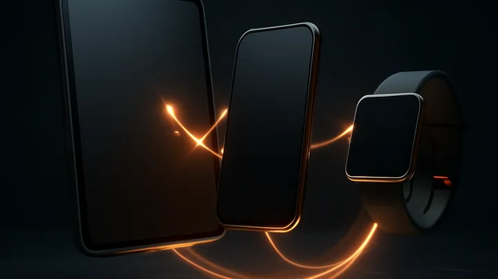 7666BAT COM Multiple devices floating in harmony